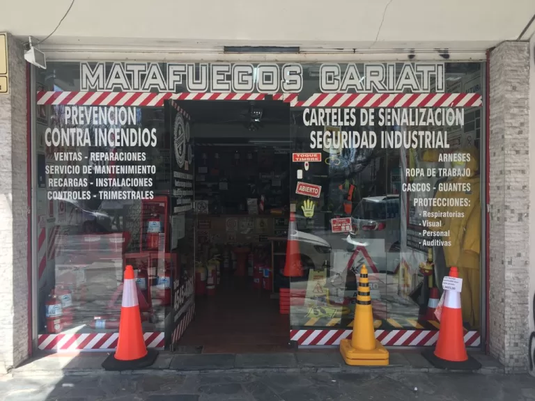 Matafuegos Cariati - Carteles de señalización, Seguridad industrial