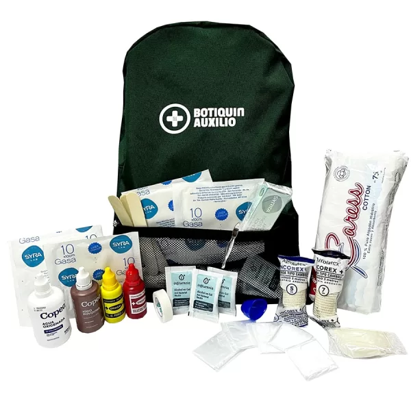 Botiquin Primeros Auxilios Mochila Completo Portatil Tm - Imagen 2
