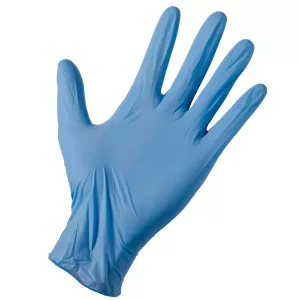 Guantes De Nitrilo Descartables Resistentes Caja x 100 Unidades