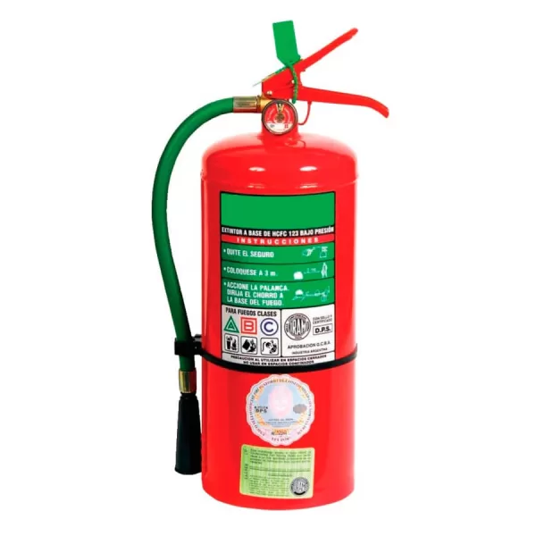 Matafuego HCFC 123 ABC de 2,5 Kg