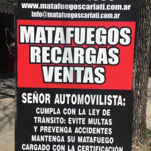 Matafuegos - Recarga para Vehiculos - Comercios - Edificios - Empresas - Industrias